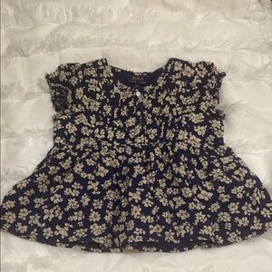 Polo by Ralph Lauren Kids Navy Floral Top